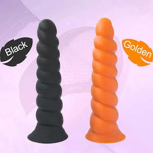 Liquid Silicone Anal Plug with Suction Cup Butt Plug Realistic Dildo for Men or Women