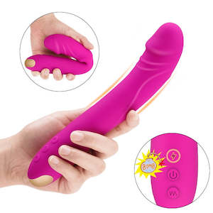 Unisex Dildos: 10 Speed Strong Flexible Vibrator Artificial Penis Thrusting G-spot Dildo Vibrator For Men or Women