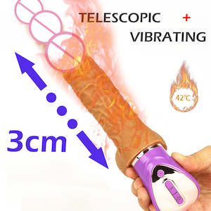 Telescopic Dildo Vibrator For Women Heating Realistic Penis Automatic Vibrating &hellip;