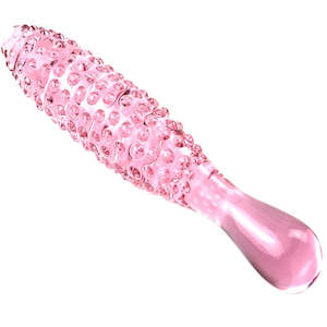 Unisex Dildos: Double Head Big Butt Plug Anal Dildo Pyrex Crystal Glass Prostate Magic Wand For Men or Women