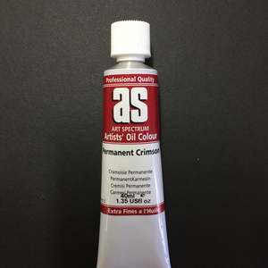 Art Spectrum Artist Oil: Art Spectrum Artist Oil Permanent Crimson - Series 3 - 40ml tube