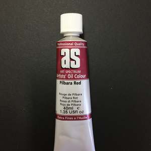 Art Spectrum Artist Oil: Art Spectrum Artist Oil Australian Pilbara Red - Series 3 - 40ml tube