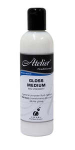 Atelier Interactive Artist Acrylic: Atelier Gloss Medium -250ml