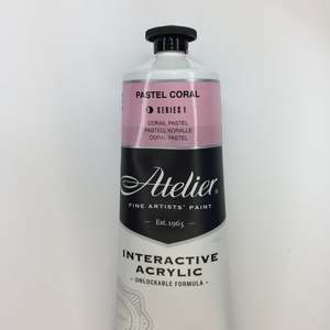 Atelier Interactive Artist Acrylic: Atelier S1 80ml - Pastel Coral