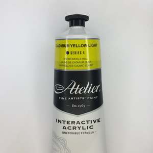 Atelier Interactive Artist Acrylic: Atelier S4 80ml - Cadmium Yellow Light