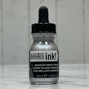 Liquitex Prof Ink - Iridescent Bright Silver - 30ml