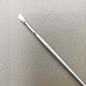 White Synthetic Angle Brush - #1/4