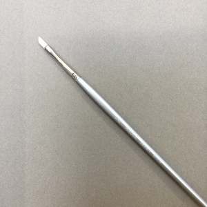 White Synthetic Angle Brush - #1/8