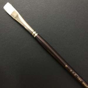 Bright Brushes: 1180 Hog Taklon Bright Brush - #6