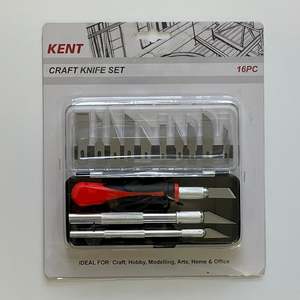 Accessories: Kent Craft Knife Set - 16 Piece