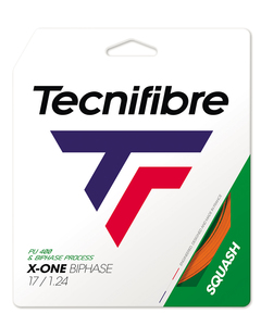 Tecnifibre Tennis, Squash & Padel: Tecnifibre X-One Biphase 1.24mm Squash String – Orange