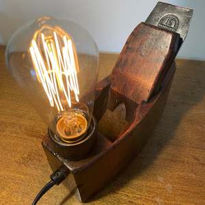 Vintage Wood Plane Table Lamp | #109