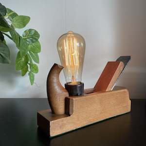 Table Lamp | Vintage Wood Plane | #100