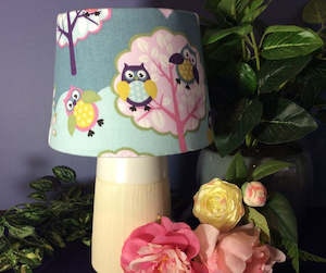 Stands: Childrens' Table Lamp | Handmade lamp shade