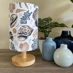 Table Lamps: Timber and Seashells table lamp