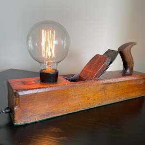 Our Favourites For Promotion Collection: Table Lamp | Authentic Vintage Wood Plane #92