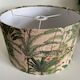 Ready-made MEDIUM CEILING jungle palm fabric lampshade