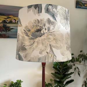 Extra Large Tapered Shade in two tone roses CHALK