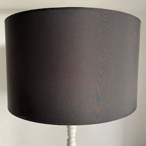 Black Lampshades: Second-hand | Super Low Price |Large Drum Black Lampshade