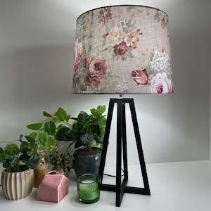 Specials: Ready-made LARGE TAPERED Lampshade | Vintage Flowers
