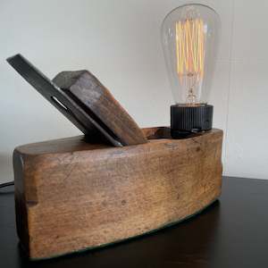 Inspirational Light | Vintage Wood Table Lamp | #121