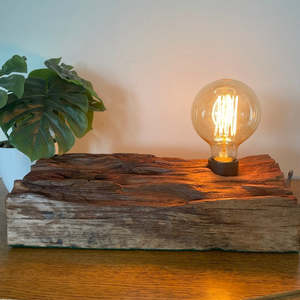 Sold Collection: Wood Table Lamp | Eastbourne Wharf #162