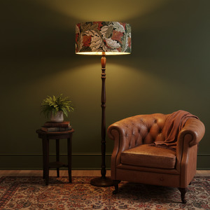 Ready-made Large Barrel lampshade | Acanthus Autumn #2