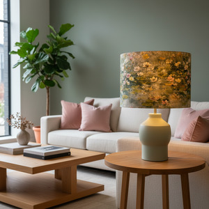 Lampshades 1: Monet-inspired Lily Pond | Bespoke Lampshades