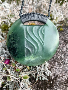 Products: Pounamu Disc shades-of-jade
