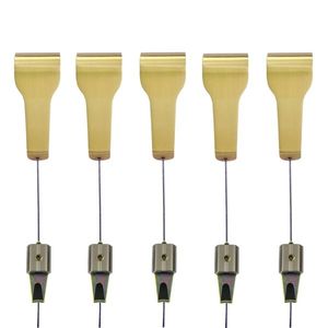 Products: 5 x Brass Picture Rail Hangers & Hooks - Shakespeare Solutions NZ