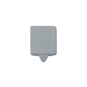 Products: The Gallery System End Caps - White - Shakespeare Solutions NZ