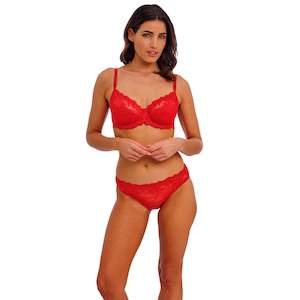 Bras: Wacoal Embrace Lace UW Equestrian Red Bra