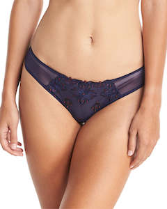 Chantelle: Chantelle Champs Elysees Navy Thong