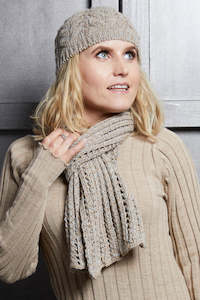 Beanies Scarves: Double Knit Rib Scarf