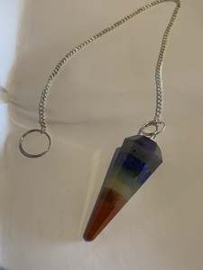 Oracle Cards: 7 Chakra Faceted Pendulum