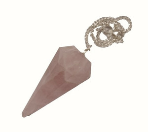 Oracle Cards: Rose Quartz 6 Facet Pendulum