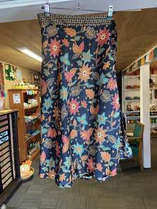 Clothes: Batik Wrap Around Skirt