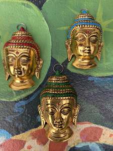 Decorations: Buddha Head Wall Hanging