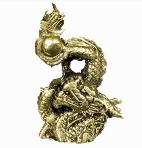 Decorations: Brass Statue - Dragon Mini