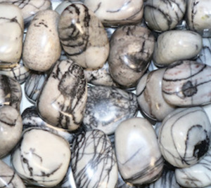Crystals: Net Jasper Tumble