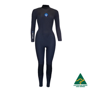ATLAS 3MM STEAMER REAR ZIP LADIES