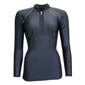 CHILLPROOF LONG SLEEVE CHEST ZIP TOP - WOMENS NEW (SECONDS)
