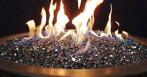 Coloured Fire Glass - Sharp Engineering
