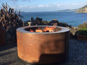 Handcrafted Tuscan Round Fire Pit - Sharp Engineering