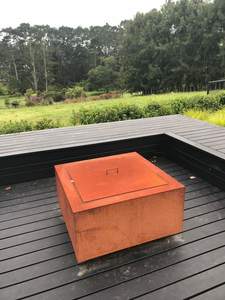 Products: Tuscan Square Fire Pit Table Top Lid - Sharp Engineering