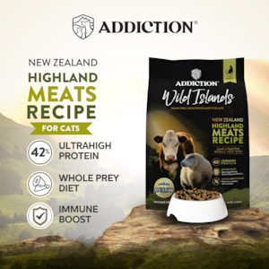 Cat Food: Addiction Wild Islands Highland Meats - Lamb & Beef Cat Food