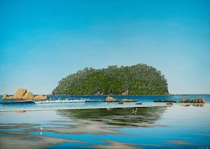 Products: Motuotau Rabbit Island at Low Tide