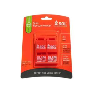 Camp Health Safety: SOL Rescue Howler Whistle 2 Pack