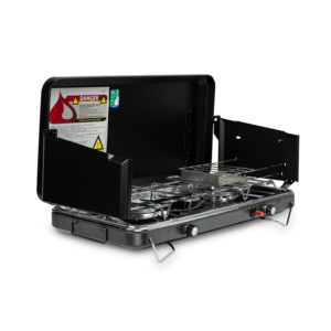 Camping Camp Kitchen Gas Stoves And Burners: Zempire 2 Burner Deluxe Wide