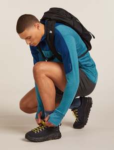 Icebreaker Mens Merino Blend Run+ Ultralight Crew Fusion Dye